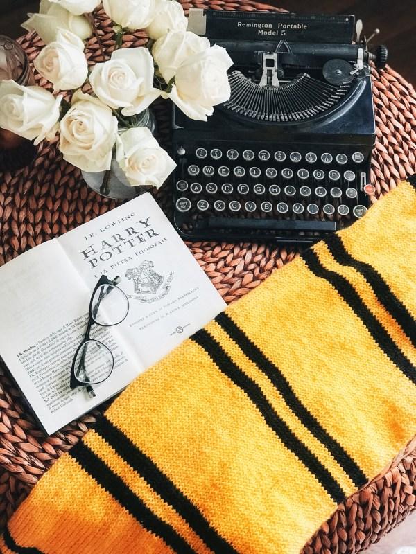 Harry Potter House Scarf Knitting Pattern Hufflepuff