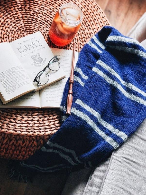 Harry Potter House Scarf Knitting Pattern Ravenclaw