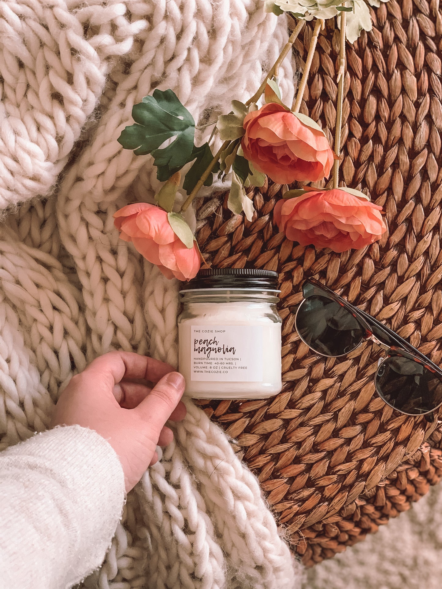 Peach Magnolia Candle