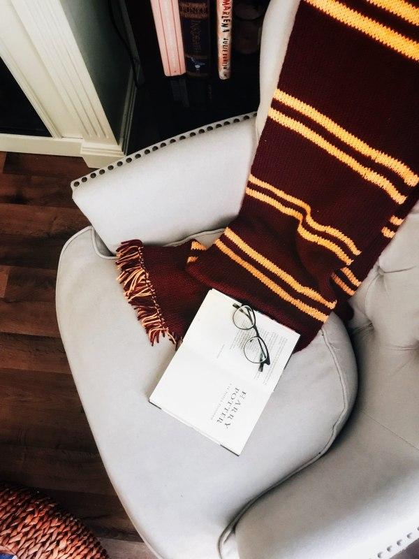 Harry Potter House Scarf Knitting Pattern Gryffindor