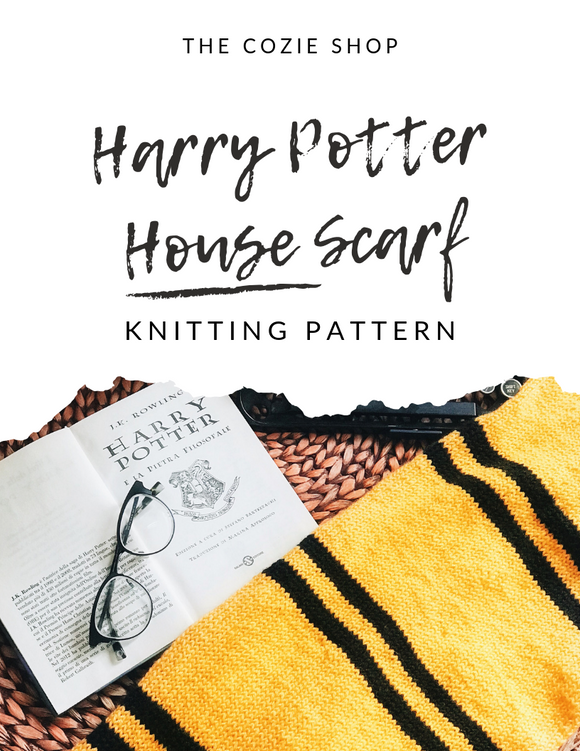 Harry Potter House Scarf Knitting Pattern